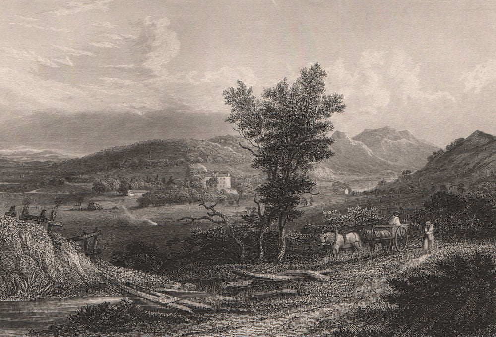 Bandirran Estate, Sidlaw Hills & Dunsinane Hill. Perthshire. Scotland 1845